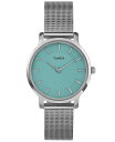 【送料無料】 タイメックス レディース 腕時計 アクセサリー Women's Quartz Analog Silver-Tone Stainless Steel Watch 34mm Silver(2)