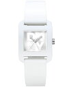【送料無料】 ダナ キャラン ニューヨーク レディース 腕時計 アクセサリー Women's City Sport White Silicone Strap Watch 37mm White