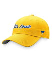 【送料無料】 ファナティクス レディース 帽子 アクセサリー Women's Gold St. Louis Blues Breakaway Adjustable Hat Gold