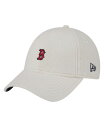 【送料無料】 ニューエラ レディース 帽子 アクセサリー Women's White Boston Red Sox Chrome Cozy 9FORTY Adjustable Hat Cream