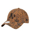 【送料無料】 ニューエラ レディース 帽子 アクセサリー Women's Brown Athletics Vintage Deco 9TWENTY Adjustable Hat Brown