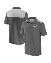 【送料無料】 ファナティクス メンズ ポロシャツ トップス Men's Gray Houston Texans Long Shot Polo Shirt Gra...