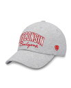 【送料無料】 トップオブザワールド レディース 帽子 アクセサリー Women's Heather Gray Wisconsin Badgers Rhinest...