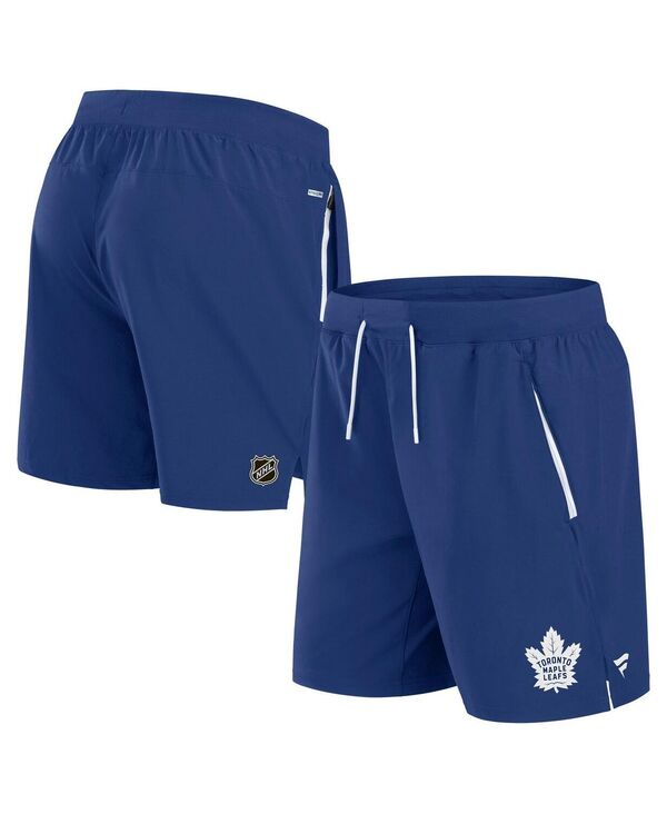 【送料無料】 ファナティクス メンズ ハーフパンツ・ショーツ ボトムス Men's Blue Toronto Maple Leaf's Authentic Pro Rink Performance Shorts Blue