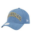 【送料無料】 ニューエラ レディース 帽子 アクセサリー Women's Denim Michigan Wolverines A-Frame 9FORTY Adjustable Hat Denim