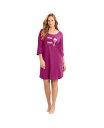 【送料無料】 アベニュー レディース ナイトウェア アンダーウェア Women's Plus Size Body Three-Quarter Sleeve Sl...