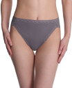 【送料無料】 ナトリ レディース パンツ アンダーウェア Bliss Lace-Trim Cotton French-Cut Brief Underwear 1...