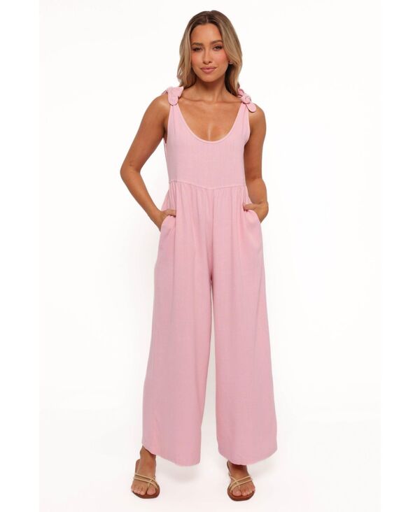 Petal and Pup レディース ボトムス カジュアルパンツ ジャンプスーツ リネン Petal and Pup Women's Ayla Linen Jumpsuit Pale pink ピンク