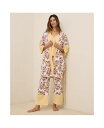 【送料無料】 パクト レディース ナイトウェア アンダーウェア Women's Organic Cotton Staycation Short Robe Flo...