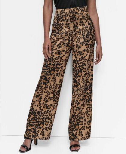 【送料無料】 ダナ キャラン ニューヨーク レディース カジュアルパンツ ボトムス Women's Animal-Print Pleated Wide-Leg Pants Summer Cheetah 【送料無料】 ダナ キャラン ニューヨーク レディース カジュアルパンツ ボトムス Women's Animal-Print Pleated Wide-Leg Pants Summer Cheetah