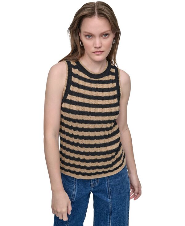 ダナキャランニューヨーク レディース トップス シャツ プチ リブ セーター コットン DKNY Jeans Petit..