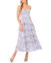 【送料無料】 セセ レディース ワンピース トップス Women's Maxi A-Line Embroidered Dress Night Shade