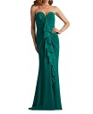 【送料無料】 タダシショージ レディース ワンピース トップス Women's Mallam Waterfall Drape Gown Green
