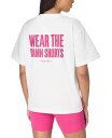 【送料無料】 スウェッティベティ レディース Tシャツ トップス Women's Cotton Wear the Shorts T-Shirt White