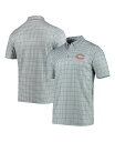 【送料無料】 アンティグア メンズ ポロシャツ トップス Men's Gray and Navy Chicago Bears Deliver Button-Do...