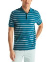【送料無料】 ナウティカ メンズ ポロシャツ トップス Men's Striped Classic-Fit Deck Polo Shirt Blue Coral
