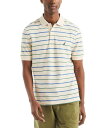 【送料無料】 ナウティカ メンズ ポロシャツ トップス Men's Striped Classic-Fit Deck Polo Shirt Natural