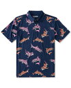 【送料無料】 チャビーズ メンズ ポロシャツ トップス Men's The King of the Sea Performance Polo Shirt Nav...