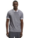 【送料無料】 ヒューゴボス メンズ ポロシャツ トップス Men's Dot Print Cotton-Piqu Polo Shirt White