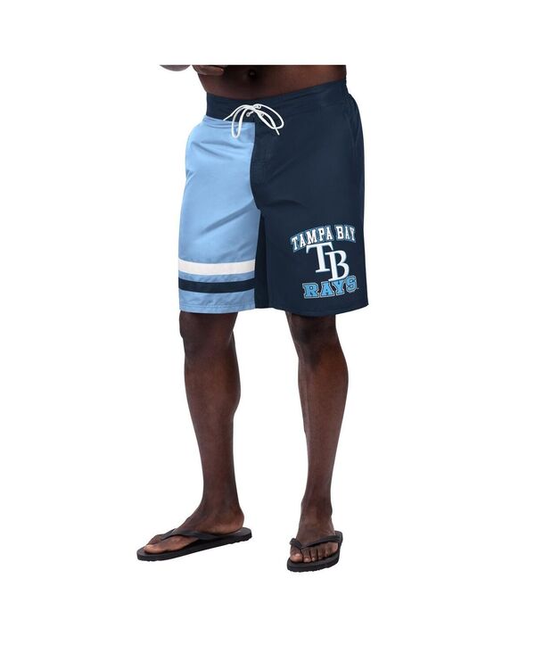 【送料無料】 カール バンクス メンズ ハーフパンツ・ショーツ 水着 Men's Navy Tampa Bay Rays Anchor Swim Trunks Navy