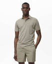 【送料無料】 マンゴ メンズ ポロシャツ トップス Men's COOLMAX Slim-Fit Polo Shirt Medium Green
