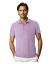 【送料無料】 スコットバーバー メンズ ポロシャツ トップス Men's Micro Stripe Performance Polo Grapeade