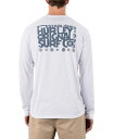 【送料無料】 ハーレー メンズ Tシャツ トップス Men's Solar Cycles Long Sleeve T-Shirt White
