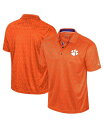【送料無料】 コロシアム メンズ ポロシャツ トップス Men's Orange Clemson Tigers Sublimated Golf Polo Shi...
