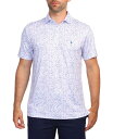 【送料無料】 テーラーバード メンズ ポロシャツ トップス Men's Ditzy Floral Performance Polo Lilac