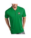 【送料無料】 アンティグア メンズ ポロシャツ トップス Men's Green Boston Celtics Tribute Polo Shirt Green