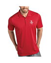 【送料無料】 アンティグア メンズ ポロシャツ トップス Men's Red Houston Rockets Tribute Polo Shirt Red