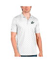【送料無料】 アンティグア メンズ ポロシャツ トップス Men's White Dallas Stars Spark Polo Shirt White