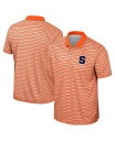 【送料無料】 コロシアム メンズ ポロシャツ トップス Men's Orange Syracuse Orange Striped Polo Shirt Oran...