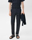 【送料無料】 マンゴ メンズ カジュアルパンツ ボトムス Men's Slim-Fit Cotton Pants Navy