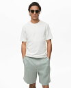 【送料無料】 マンゴ メンズ Tシャツ トップス Men's Short-Sleeved Lyocell T-Shirt White