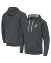 【送料無料】 アンティグア メンズ パーカー・スウェット アウター Men's Charcoal Pittsburgh Steelers Brushed Carbon Victory Pullover Hoodie Charcoal