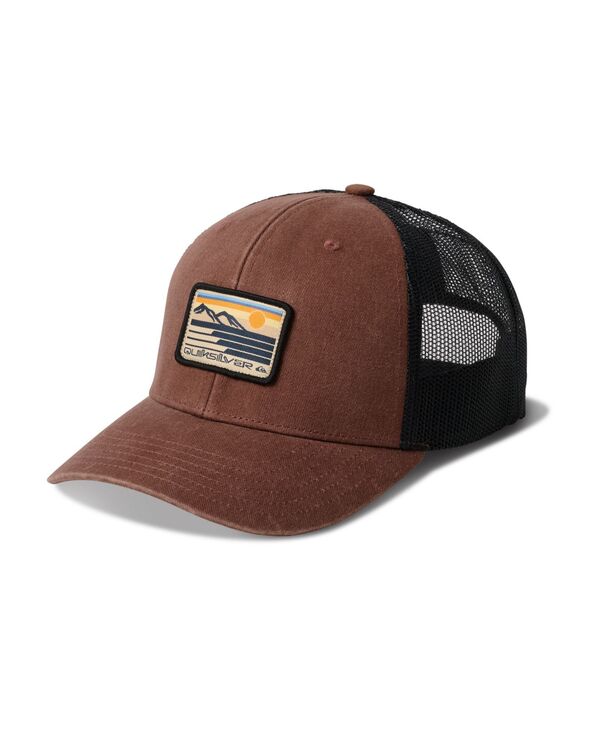 クイックシルバー メンズ アクセサリー 帽子 Quiksilver Men's Infinity Snapback Trucker Hat Chocolate brown ブラウン