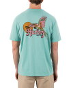 【送料無料】 ハーレー メンズ Tシャツ トップス Men's Macaw Short Sleeve T-Shirt Broken jade heather