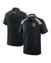 【送料無料】 ファナティクス メンズ ポロシャツ トップス Men'sBlack Las Vegas Raiders Back Around Raglan Polo Shirt Black