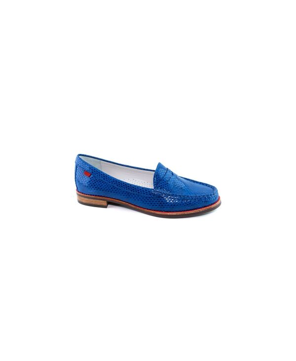 マークジョセフニューヨーク レディース シューズ パンプス ローファー Marc Joseph New York Womens East Village Loafer Royal blue snake ブルー