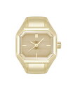 【送料無料】 ナインウェスト レディース 腕時計 アクセサリー Women's Quartz Iconic Tan and Gold-Tone Metal Alloy Ring Watch 22mm Tan Gold-Tone