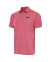 【送料無料】 アンティグア メンズ ポロシャツ トップス Men's Heather Red Carolina Hurricanes Par Polo Shir...