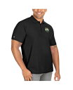 【送料無料】 アンティグア メンズ ポロシャツ トップス Men's Black Boston Celtics Big Tall Legacy Pique Po...