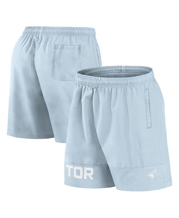 【送料無料】 ファナティクス メンズ ハーフパンツ・ショーツ 水着 Men's Light Blue Toronto Blue Jays Elements Swim Shorts Light Blue