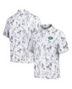 【送料無料】 トッミーバハマ メンズ ポロシャツ トップス Men's Gray New York Jets Cabana Shores IslandZone Tri-Blend Polo Shirt Gray