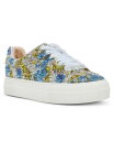 【送料無料】 ベッツィジョンソン レディース スニーカー シューズ Betsey Johnson Women's Sidny Platform Sneakers Blue Tulip