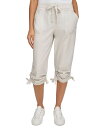 【送料無料】 カルバンクライン レディース カジュアルパンツ ボトムス Women's Convertible Cargo Capri Pants Porcini