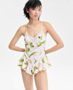 【送料無料】 アイ.エヌ.シー インターナショナル コンセプト レディース ナイトウェア アンダーウェア Women's Lace-Trim Satin Flu...