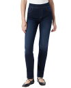 【送料無料】 グロリアバンデービルト レディース デニムパンツ ボトムス Petite Amanda High Rise Pull-On Slim Straight Leg Jeans Parker