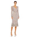 【送料無料】 マックダガル レディース ワンピース トップス Women's Sequin Gown with Embellished Hemline and ...